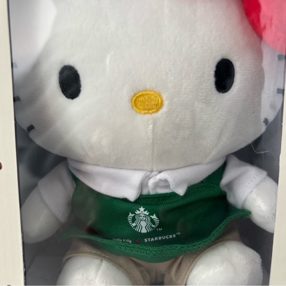 Starbucks Hello Kitty Plush with Green Tumbler - Picture 3 of 3